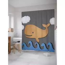 Шторка-занавеска для ванной JOYARTY