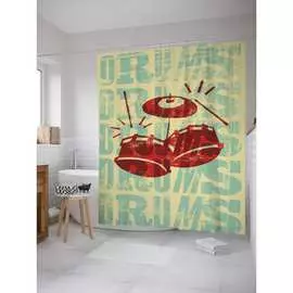 Шторка-занавеска для ванной JOYARTY