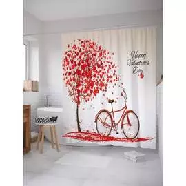 Шторка-занавеска для ванной JOYARTY