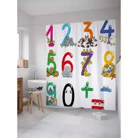 Шторка-занавеска для ванной JOYARTY