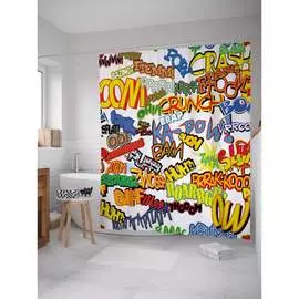 Шторка-занавеска для ванной JOYARTY