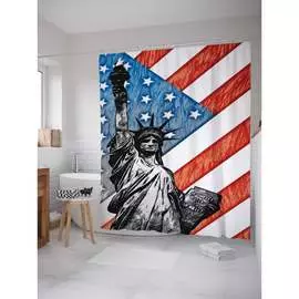 Шторка-занавеска для ванной JOYARTY