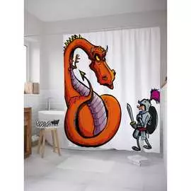 Шторка-занавеска для ванной JOYARTY