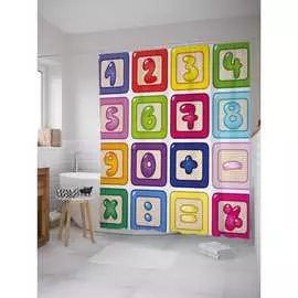 Шторка-занавеска для ванной JOYARTY