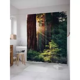 Шторка-занавеска для ванной JOYARTY