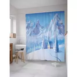 Шторка-занавеска для ванной JOYARTY