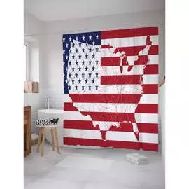 Шторка-занавеска для ванной JOYARTY