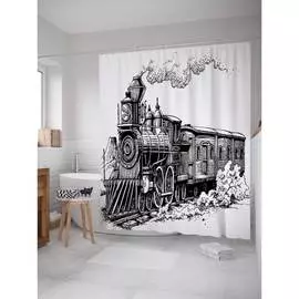 Шторка-занавеска для ванной JOYARTY