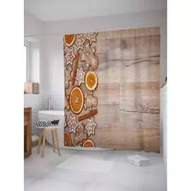 Шторка-занавеска для ванной JOYARTY