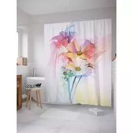 Шторка-занавеска для ванной JOYARTY