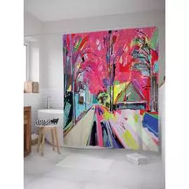 Шторка-занавеска для ванной JOYARTY