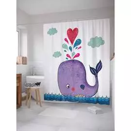 Шторка-занавеска для ванной JOYARTY