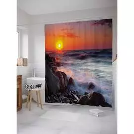 Шторка-занавеска для ванной JOYARTY