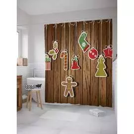 Шторка-занавеска для ванной JOYARTY