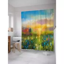 Шторка-занавеска для ванной JOYARTY