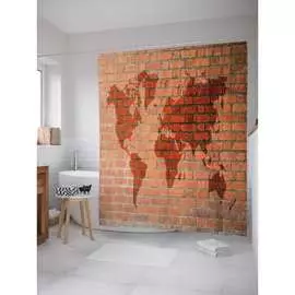 Шторка-занавеска для ванной JOYARTY