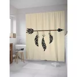 Шторка-занавеска для ванной JOYARTY