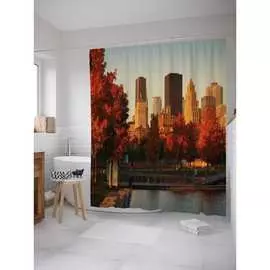 Шторка-занавеска для ванной JOYARTY