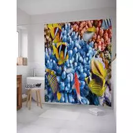 Шторка-занавеска для ванной JOYARTY