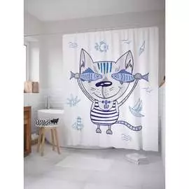 Шторка-занавеска для ванной JOYARTY