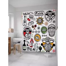 Шторка-занавеска для ванной JOYARTY