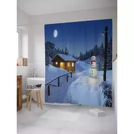 Шторка-занавеска для ванной JOYARTY