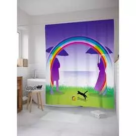 Шторка-занавеска для ванной JOYARTY