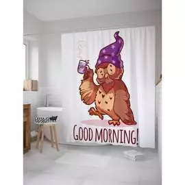 Шторка-занавеска для ванной JOYARTY