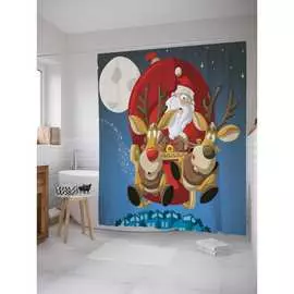 Шторка-занавеска для ванной JOYARTY