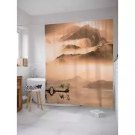 Шторка-занавеска для ванной JOYARTY