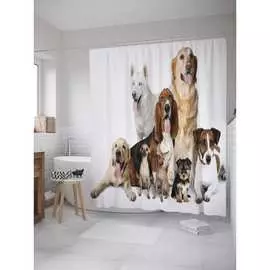 Шторка-занавеска для ванной JOYARTY