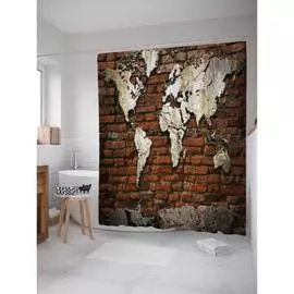 Шторка-занавеска для ванной JOYARTY