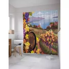 Шторка-занавеска для ванной JOYARTY