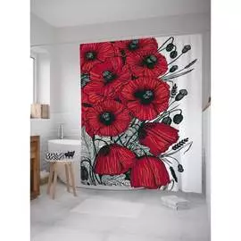 Шторка-занавеска для ванной JOYARTY