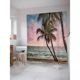 Шторка-занавеска для ванной JOYARTY