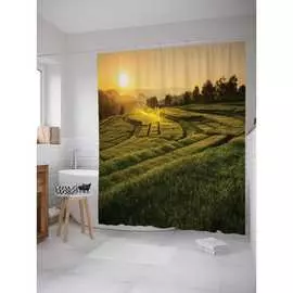 Шторка-занавеска для ванной JOYARTY