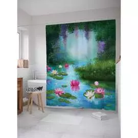 Шторка-занавеска для ванной JOYARTY