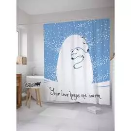 Шторка-занавеска для ванной JOYARTY