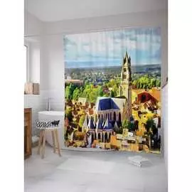 Шторка-занавеска для ванной JOYARTY