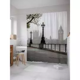 Шторка-занавеска для ванной JOYARTY