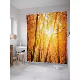 Шторка-занавеска для ванной JOYARTY