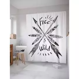 Шторка-занавеска для ванной JOYARTY