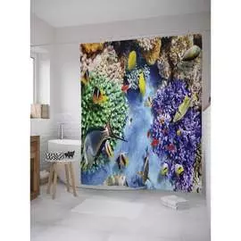 Шторка-занавеска для ванной JOYARTY