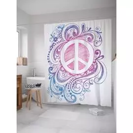 Шторка-занавеска для ванной JOYARTY