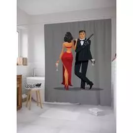 Шторка-занавеска для ванной JOYARTY