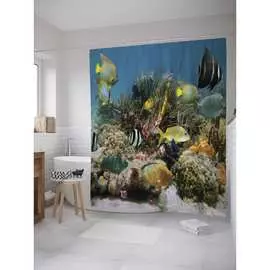 Шторка-занавеска для ванной JOYARTY