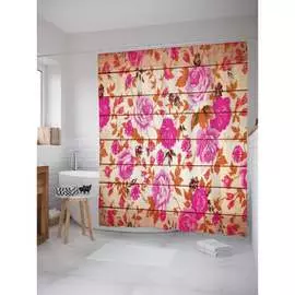 Шторка-занавеска для ванной JOYARTY