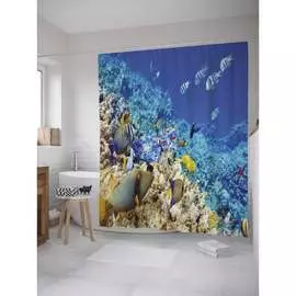 Шторка-занавеска для ванной JOYARTY