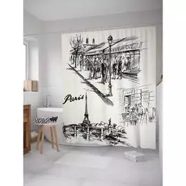 Шторка-занавеска для ванной JOYARTY