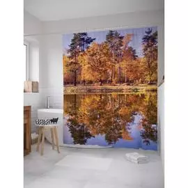 Шторка-занавеска для ванной JOYARTY